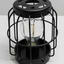 MESA PENDANT EDI-SOL LANTERN - BLACK