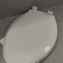 KOHLER 4636-RL-0 Cachet ReadyLatch Elongated Slow Close Toilet Seat, Soft Close Toilet Seat Quiet Lid, Contoured Grip-Tight Bumpers Installation Hardware, Apartment Essentials, White