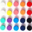 Fridge Magnet - 20 Pack 10 Colors Refrigerator Magnets, Mini Strong Magnets for Whiteboard, Locker & Map- Colorful Round Cute Small Magnets for Kitchen, Office, Classroom, School (Assorted)