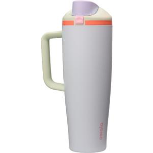 Owala FreeSip Tumbler Stainless Steel Water Bottle 40 oz Beach House | Triple-Layer Insulation | Leak-Proof Lid with Push-Button | Double Threaded Lid for Left and Right-Handed Drinking