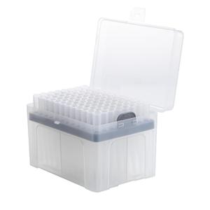 4E's USA 1000L Pipette Tip - Universal Tips, RNase/DNase Free, Pyrogen Safe, Sterile Transparent Low Retention Pipette Tip 96 Tips Racked (Clear)