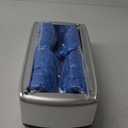 Shoe Cover Dispenser with 200pcs Disposable Shoe Covers, Automatic Shoe Cover Machine Fits shoes up to Men's size 12, Suitable for Home, Factory, Hospital (Silver)