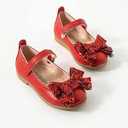 DREAM PAIRS Toddler Girls Dress Shoes Party Wedding Flower Girl Ballet Flats Size 6