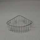 InterDesign Rondo Corner Shower Basket Shower Basket with Suction Cups, Chrome