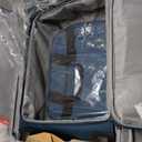 Coolife Luggage 4 Piece Set Suitcase Spinner TSA Lock Softshell lightweight (blue+sliver)