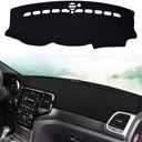 Dashboard Cover Dash Cover Mat Pad Carpet Custom for Jeep Grand Cherokee 2011-2021 Accessories(NOT for Jeep Cherokee & Grand Cherokee L) Anti-Skid Center Console Protector Cover Mat(Black Edge)