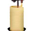 Candle by the Hour 80-Hour Vertical Candle, Eco-friendly Natural Beeswax with Cotton Wick