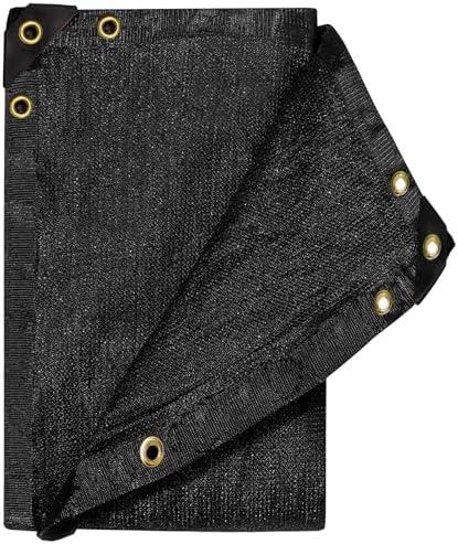 e.share 90% Heavy Duty Shade Cloth for Garden, 10 Ft X 20 Ft Sun Shades Outdoor Patio with Grommets for Plant Covers,Porch Screen,Pergola Shade Cover,Greenhouse,Black
