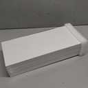 BAYKA White Floating Shelves for Wall  Rustic Wood Wall Shelves with Metal Brackets for Bathroom, Bedroom, Kitchen, or Living Room Decor Organization  Set of 3, Sturdy Storage with 22lb Capacity (15.7inches, C. White - Modern Minimalist Style)