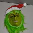 WPOZD Christmas Cosplay Latex Mask, Adult Green Costume Mask