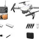 4K HD Camera Mini Drone, Foldable FPV Drone for Kids and Beginners with Altitude Hold, Gesture Selfie, One Key Return, Emergency Stop, 3D Flips, Waypoint Fly, 2 Battery