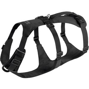 EXCELLENT ELITE SPANKER Escape Proof Dog Harness Reflective Harness with Padded Handle Breathable Durable Adjustable Vest for Medium Large Dogs Walking Training and Running Gear (Black)