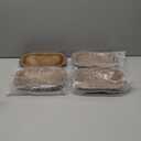 FoldTier 4 Pcs Wooden Dough Bowl Bulk Wood Decorative Rustic Wooden Bowls Wedding Table Centerpiece for Living Room Home Dining Room Kitchen Easter Decoration(Brown,10'' X 6'' X 2'',Classic)