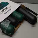 DEWENWILS [4 Pack] Outdoor Extension Cord Safety Cover, Weatherproof Electrical Connection Box, Adjustable Compartment for AWG 12/14/16 Cords, Protect Holiday Decoration Lights and Plugs, Black+Green