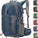 Maelstrom Hiking Backpack,Camping Backpack,40L Waterproof Hiking Daypack with Rain Cover,Lightweight Travel Backpack,Blue