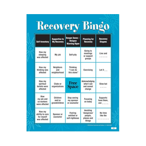 Recovery BINGO! Game for Adults