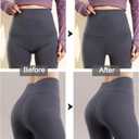 Women's Seamless Camel Toe Proof Thongs - Anti Camel Toe Concealer Underwear (Black, M)