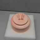 Handcrafted Ceramic Cremation Urn for Human Ashes Adult Small Butterfly Memorial Urn (Petal Pink)
