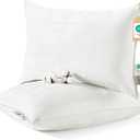 Bedsure Fluffy Bed Pillows for Sleeping - Luxury Queen Size Pillows Set of 2 with 100% Cotton Breathable Cover, Soft & Supportive Hotel Quality Filling for Side, Stomach, Back Sleeper