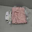 Heating Blanket Heated Throw Blanket 50''X60'' - Electric Throw Pink Ultra Warm Fluffy Electric Blanket for Recliner with 5 Heating Setting & 4 Hour Auto Off, ETL Certified & Overheat Protection