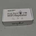 WiFi Extender, WiFi Extender Signal Booster Dual-Band(5.8G&2.4G) AC1200Mbps 10X Faster WiFi 6 Coverage to 13888 sq. ft & 150+ Devices, WiFi Range Extender, WiFi Booster Extender for Home