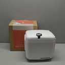 CROWNFUL Mini Fridge, 4 Liter/6 Can Portable Cooler and Warmer Personal Refrigerator for Skin Care, Cosmetics, Beverage, Food,Great for Bedroom, Office, Car, Dorm, ETL Listed (White)