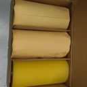 3PCS Beeswax Pillar Candles,Large Handmade Pure Beeswax Rolled Candle,Unscented & Dripless & Smokeless, 3 * 6"