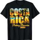 Costa Rica 2025 Making Memories Matching Family Vacation T-Shirt. M