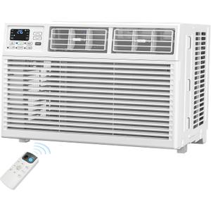 Antarctic Star 8,000 BTU Window Air Conditioner, Window AC Unit, Cools Rooms up to 350 Sq.Ft., 6 in 1 Modes Air Conditioner Window Unit with Remote Control, Easy to Install, Energy Saving, White