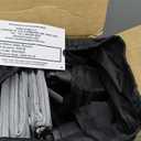 Pamo Babe Travel Crib Lightweight Playpen Baby Playard with Bassinet Portable Mini Playard (Black)