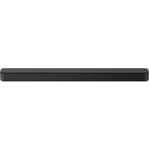 Sony S100F 2.0ch Soundbar with Bass Reflex Speaker, Integrated Tweeter and Bluetooth, (HTS100F), easy setup, compact, home office use with clear sound black