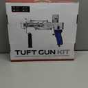 Tufting Gun Cut Pile and Loop Pile 2 in 1 Electric Rug Gun Machine Starter Kit for Tufting Lover (Blue)