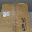 Double Rods Clothes Rack for Hanging Clothes, Heavy Duty Rolling Clothing Rack with Wheels, Freestanding Garment Racks with Oxford Bottom Shelf and Mesh Bottom Shelf for Bedroom Laundry Living Room (Yellow)