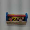 Melissa & Doug Take-Along Tool Kit Wooden Construction Toy (24 pcs)