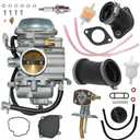 Cylinman 0470-352 Carburetor Fit for Arctic Cat 250 1999-2001 Arctic Cat 300 1998-2000 2X4 4X4 With Airbox Intake Manifold Boot 0470-347 3402-533