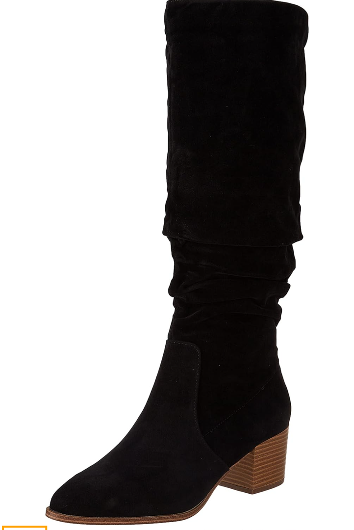 Amazon Essentials Women's Tall Block Heel Boots,Size 6