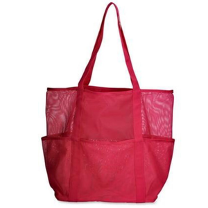 Beach Bag - Mesh Tote Bag Beach Vacation Clothes for Women Pool Bag for Travel Pool Family Cruise Essentials 2026