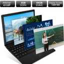 10.1Inch Laptop,Quad-Core Processor with Android 12.0 OS,2GB RAM,64GB EMMC,Built-in Camera,WiFi,USB Interface,Tpye-C Charging for Learning and Entertainment (Black 2GB+64GB)