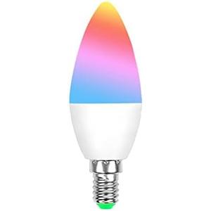 Zigbee E12 Smart RGBCW Candle Bulb 5W Compatible with Alexa, App and Voice Control, ZigBee Hub Required