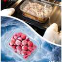 2-Pack Glass Food Storage Containers with Tempered Lids (21.3oz/2.7cup) - Airtight Snap Lock, Microwave & Oven Safe (-4~ 950F), Freezer to Baking Dish, BPA-Free, Gift Box (Blue)