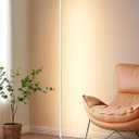 EDISHINE LED Corner Floor Lamp, Minimalist Dimmable Light with Remote, 57.5 Inches Tall Floor Lamps for Living Room, Bedroom, Home Office, 7 Color Temperature 2700-6000K (White)