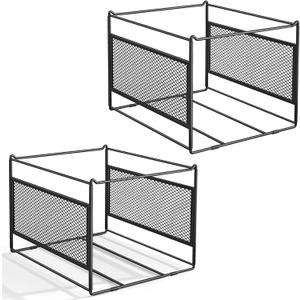 Hanging File Folder Frame for Legal and Letter Size,Hanging File Organizer Holder Rack Hanging Folder Rails for Filing Cabinet Desk Drawer,15.2" L x 12.4" W x 10.5" H,2 Pack