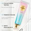 2pcs Niacinamide Whitening Toothpaste, Niacinamide Toothpaste Intensive Whitens Teeth, Protects Tooth Enamel, Freshens Breath 24 Hours, Natural Stain Removal