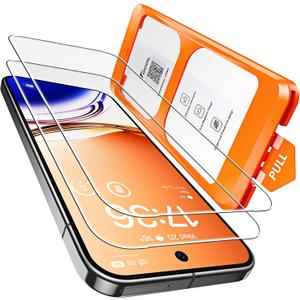 TOCOL for Pixel 10 Pro Screen Protector/Pixel 10 Screen Protector 6.3 9H Hardness Military Grade Shatterproof HD Tempered Glass for Full Coverage Easy Installation 2 Pack (Clear)