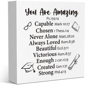 Graduation Gifts Class of 2025 Graduation Gifts Funny Grad Gifts for Her Him High School College PhD Masters Degree Graduation Gifts Decorations 5 x 5 inches (Amazing)