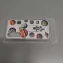 Compatible with Samsung Galaxy S24 Plus & S25 Plus Case Cute with Card Holder/Shockproof Slim Slot Wallet Phone Cover for Women for S24+ & S25+ / Astronaut Space Planets Spaceman Cosmo Galaxy