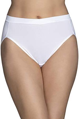Vanity Fair Women's Beyond Comfort Hi Cut Panties. 3XL