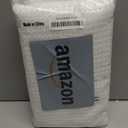 OWENIE White Shower Curtain, Waffle Weave Heavy Fabric Shower Curtain for Bathroom, Waterproof Thick Textured 420G/M Soft Elegant Luxury Hotel Spa Bath Curtains, Machine Washable, White, 72W x 72L