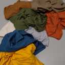 Jesries 8 PCS Women Headbands African Wide Hair Wrap Extra Turban Head Bands for Lady Large Sport Workout Stretch Non-slip Big Hair Bands (Caramel)