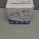 Advanced Memory Foam Neck Travel Pillow, Neck Pillow Airplane with Eye Mask & Ear Plugs, Designed for The Comfort of Travel & Office, Travel Pillow for Plane, Car, Home, Work, Dark Grey